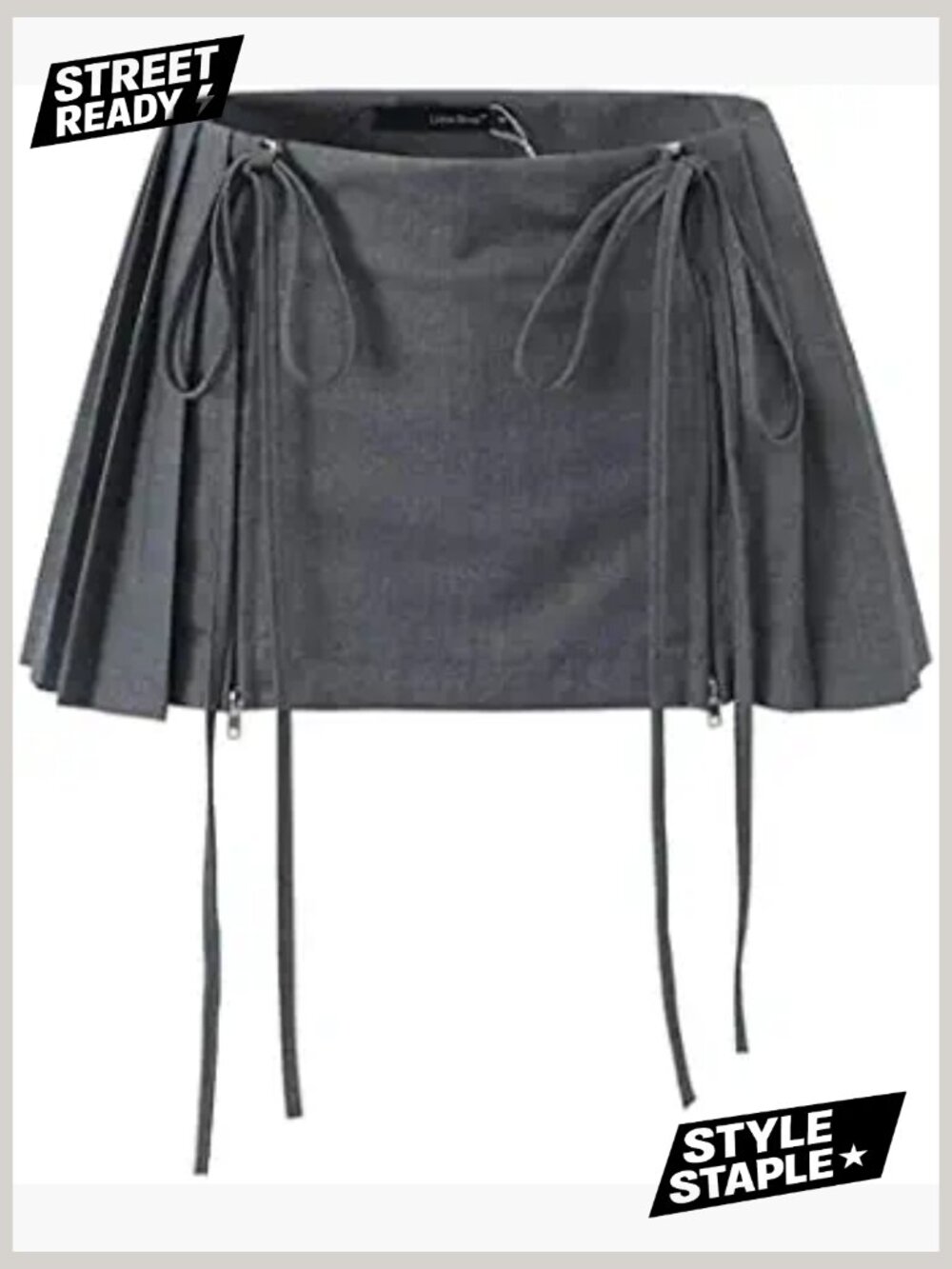 Low Rise Y2k Pleated Mini Skirt Preppy Grunge Trendy